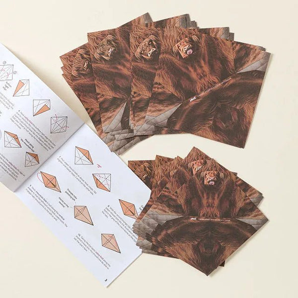 Paper Highland Cows Origami Kit - DIGS