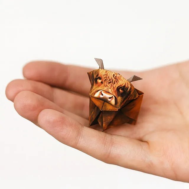 Paper Highland Cows Origami Kit - DIGS