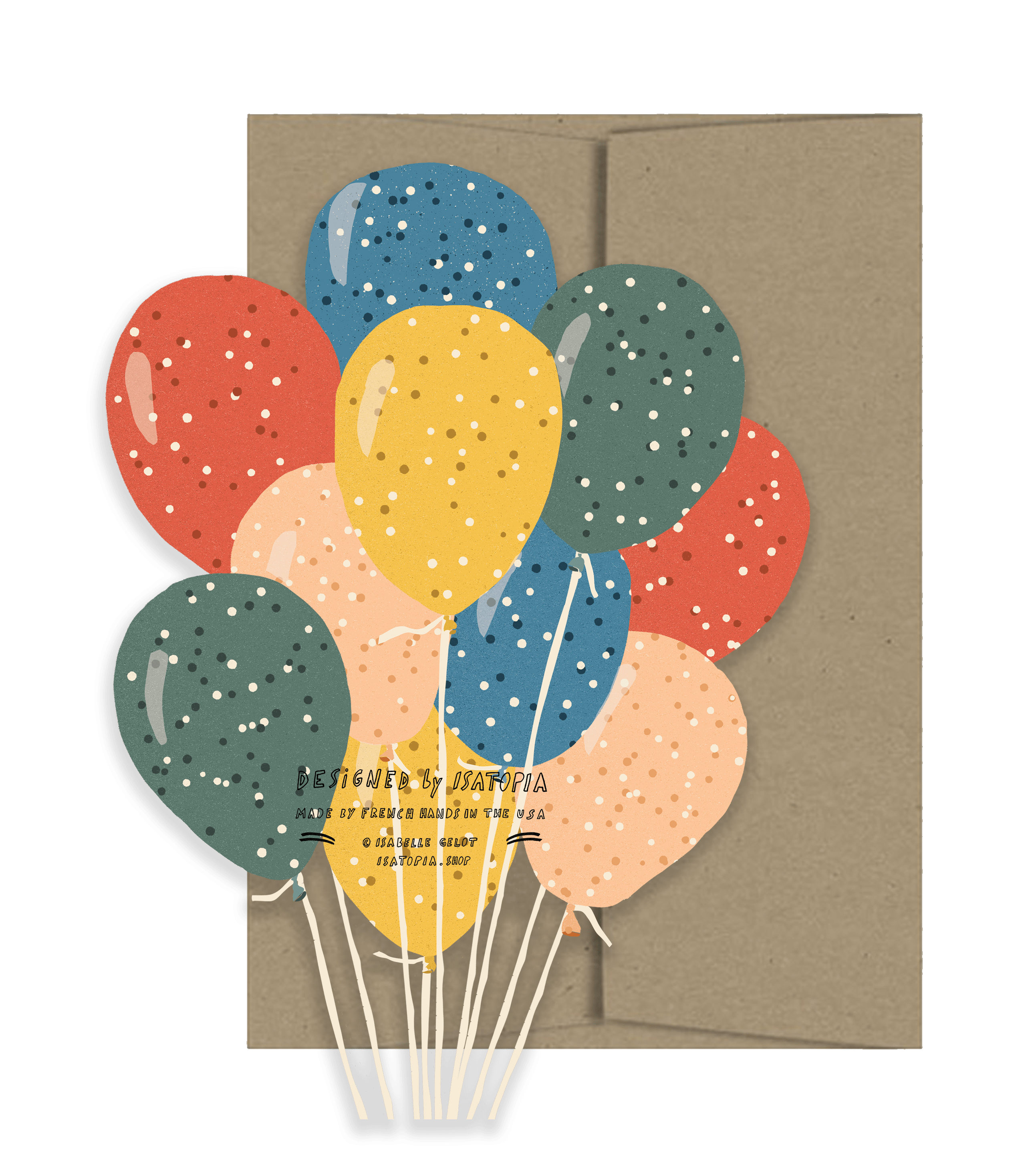 Party Balloons Card - DIGS