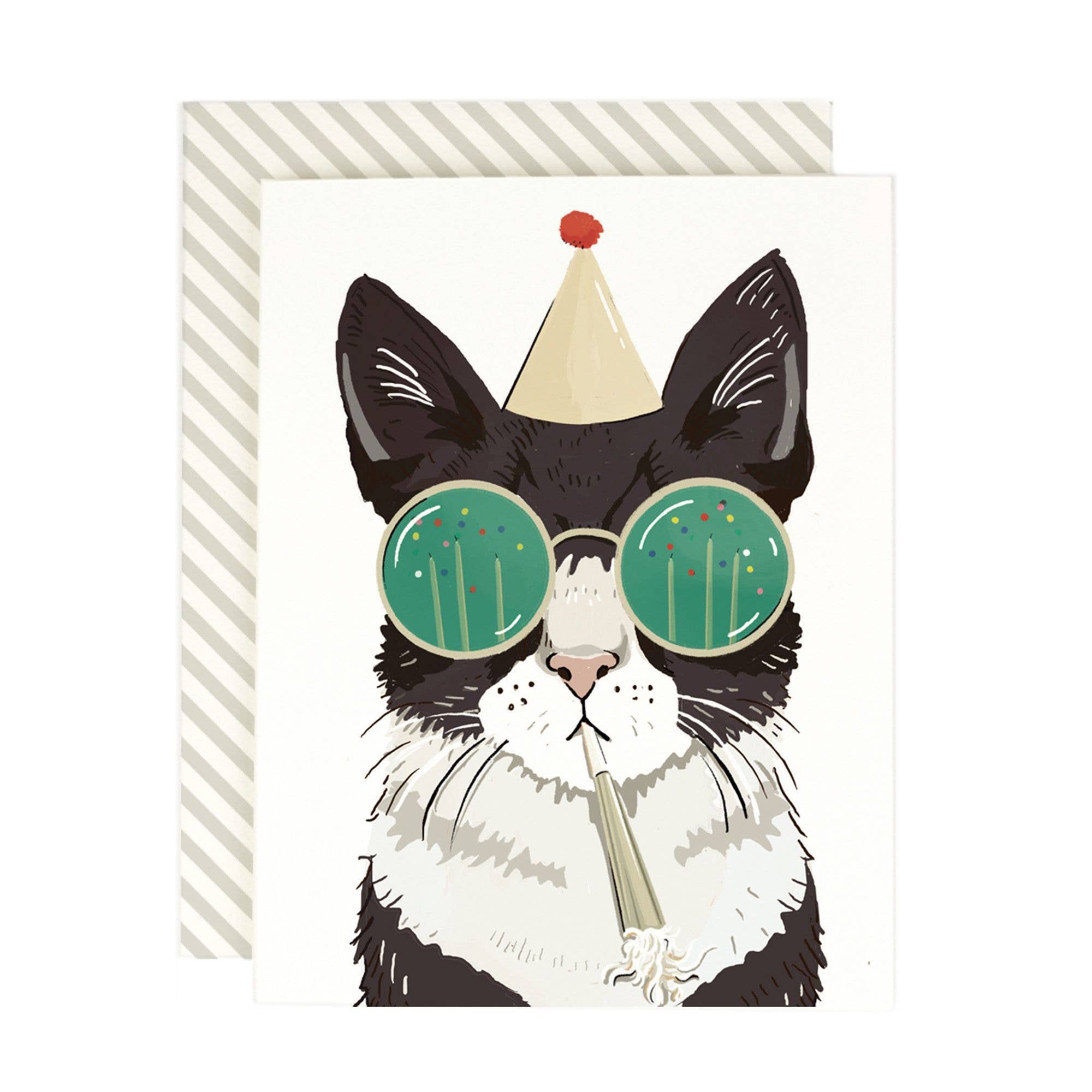 Party Cat Birthday Card - DIGS