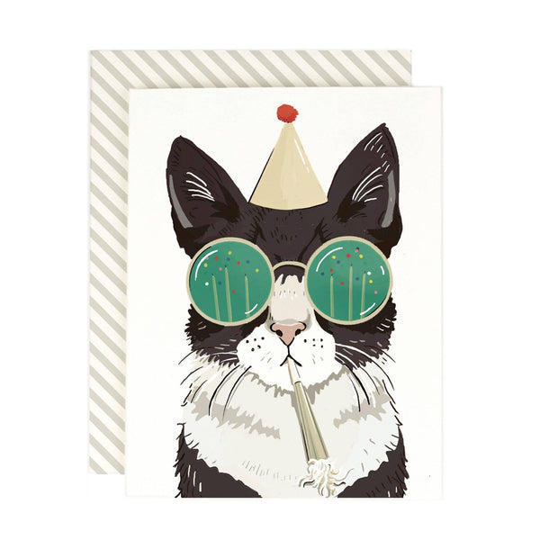 Party Cat Birthday Card - DIGS
