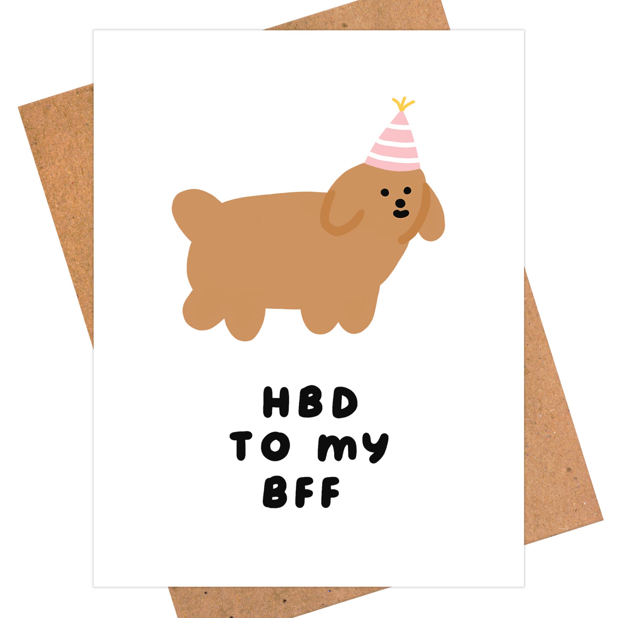 Party Dog BFF Birthday Card - DIGS
