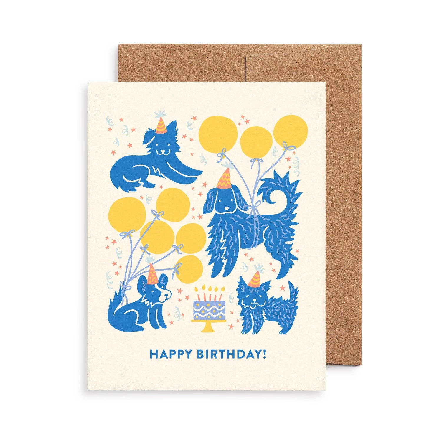Party Pups Birthday Card - DIGS