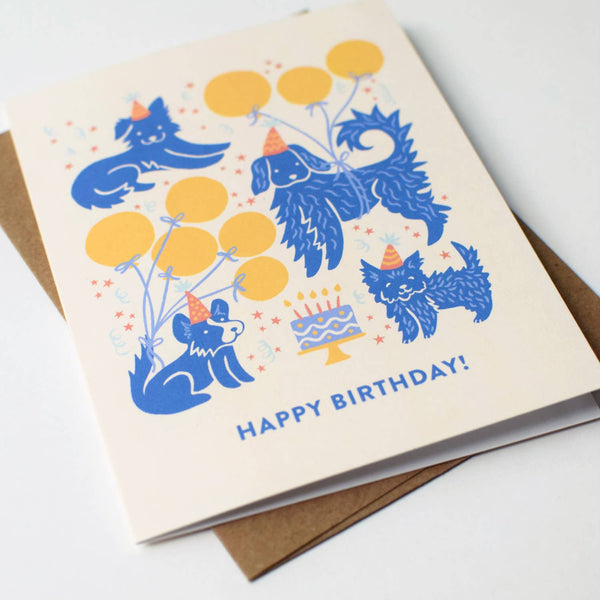 Party Pups Birthday Card - DIGS