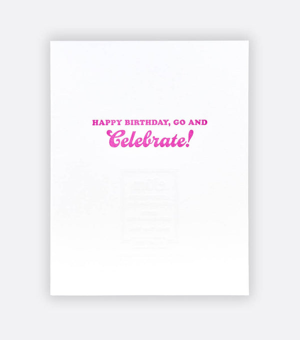 Party Shoe Time Birthday Card - DIGS