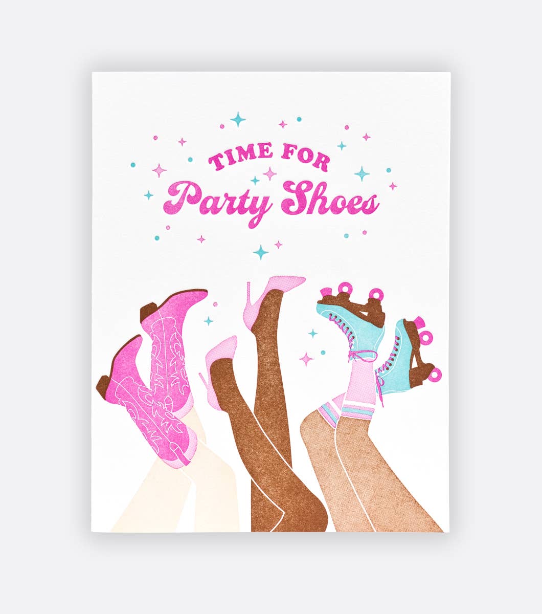 Party Shoe Time Birthday Card - DIGS