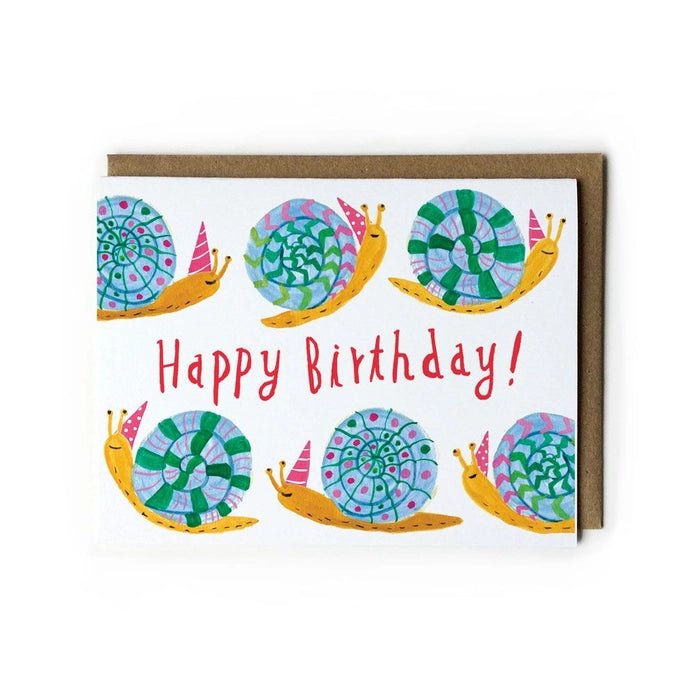Party Snails Birthday Card - DIGS
