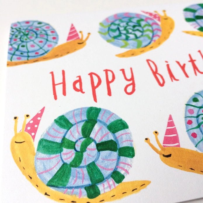 Party Snails Birthday Card - DIGS
