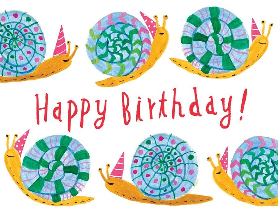 Party Snails Birthday Card - DIGS