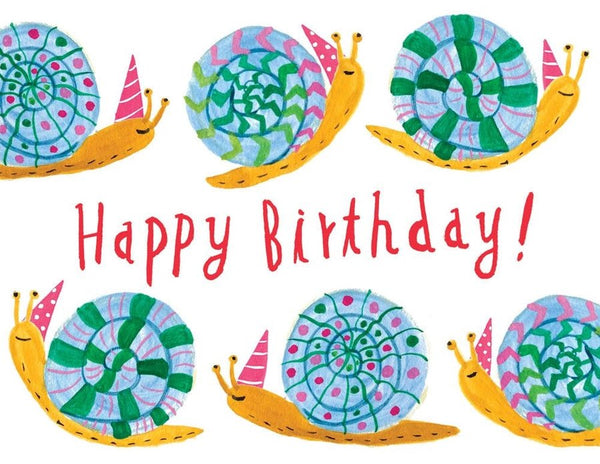 Party Snails Birthday Card - DIGS