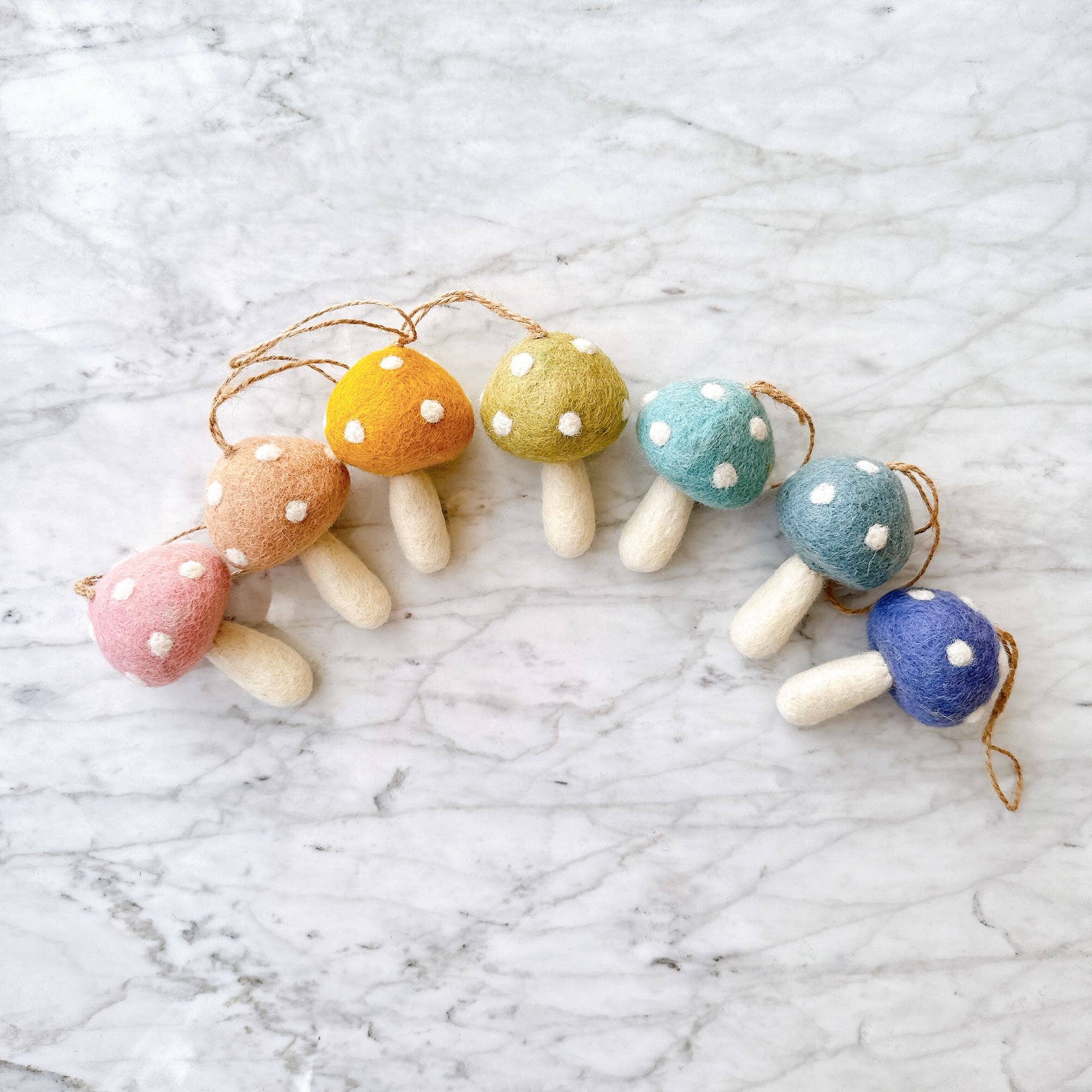 Pastel Mushroom Ornaments - DIGS