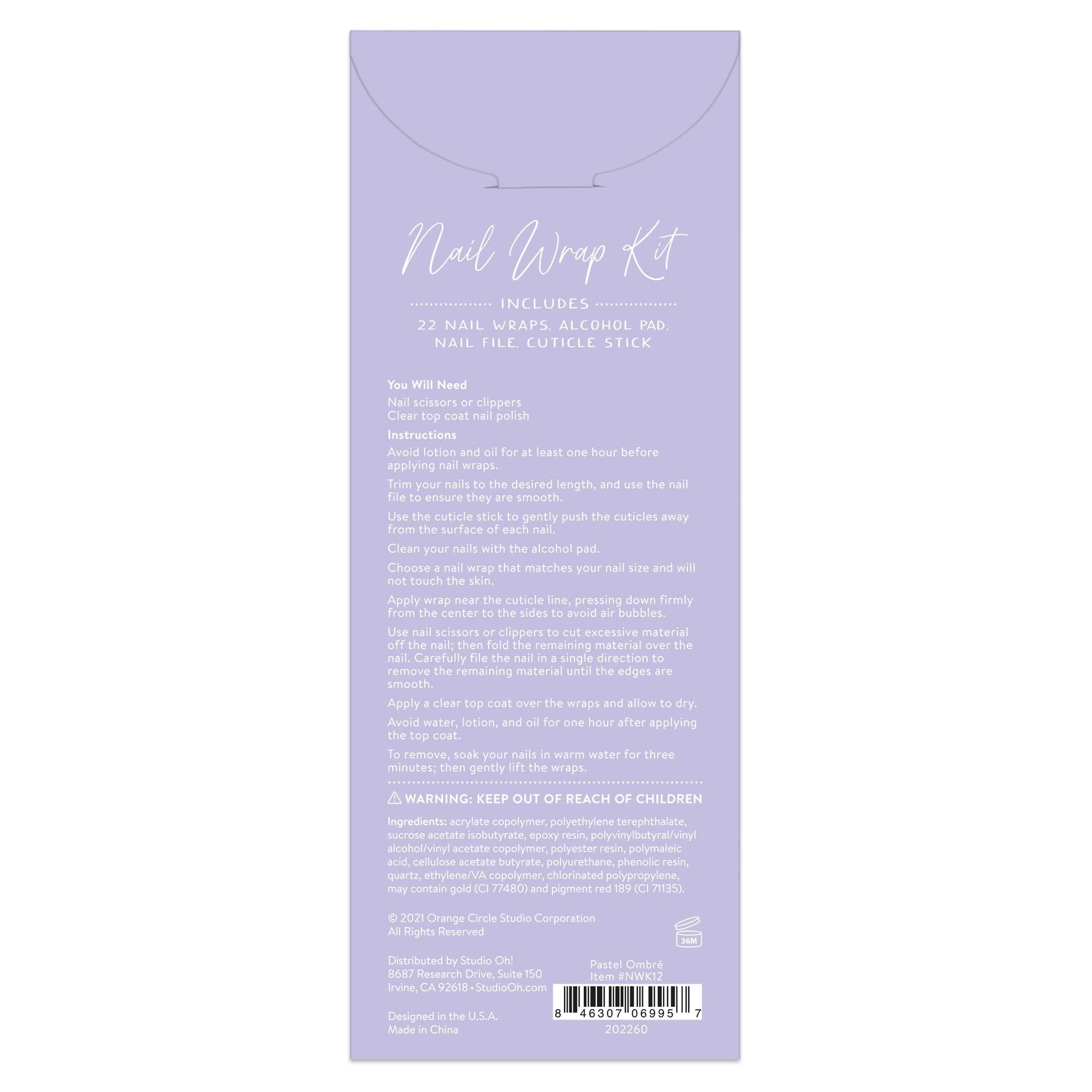 Pastel Ombre Nail Wrap Kit - DIGS