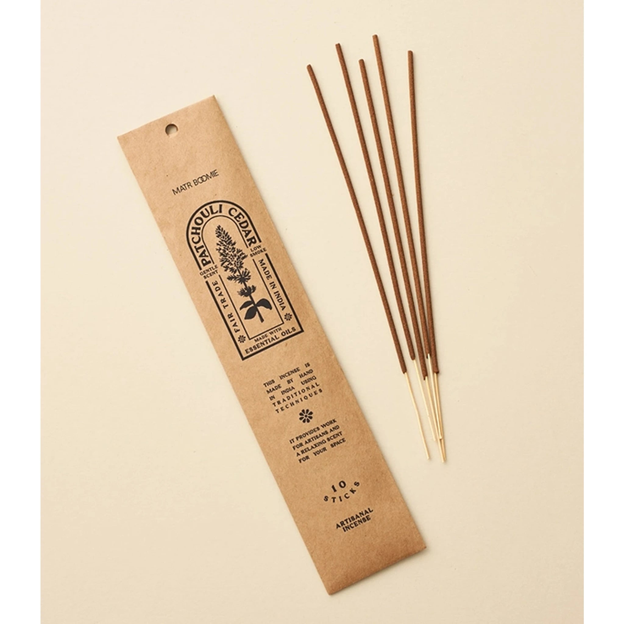 Patchouli Cedar Artisanal Incense - DIGS