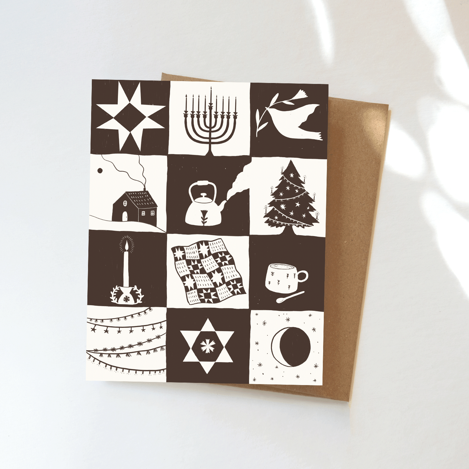 Patchwork Holiday Card - DIGS