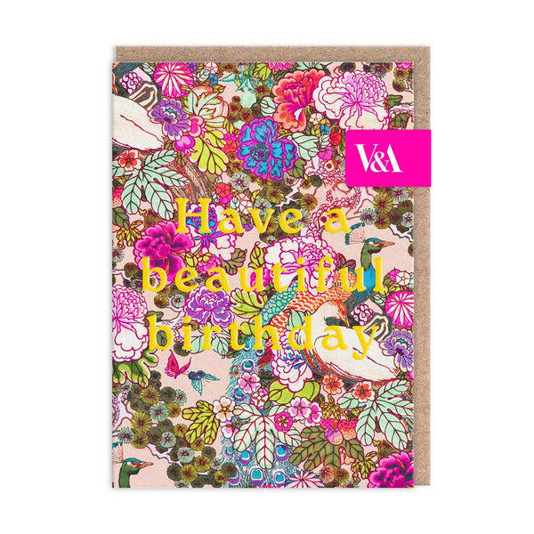 Peacock Beautiful Birthday Card - DIGS