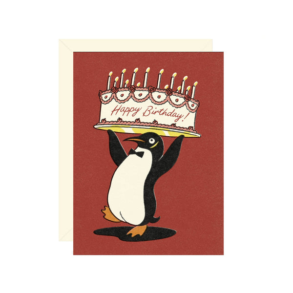 Penguin Birthday Card - DIGS