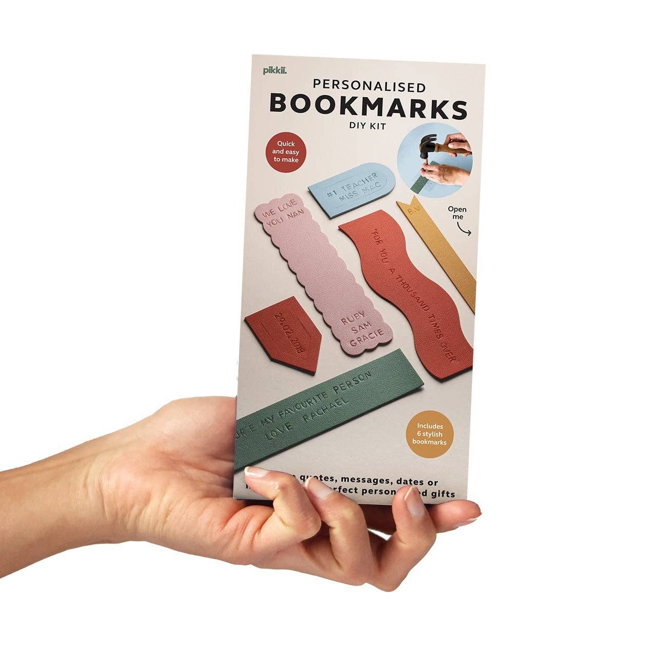 Personalized Bookmarks DIY Kit - DIGS