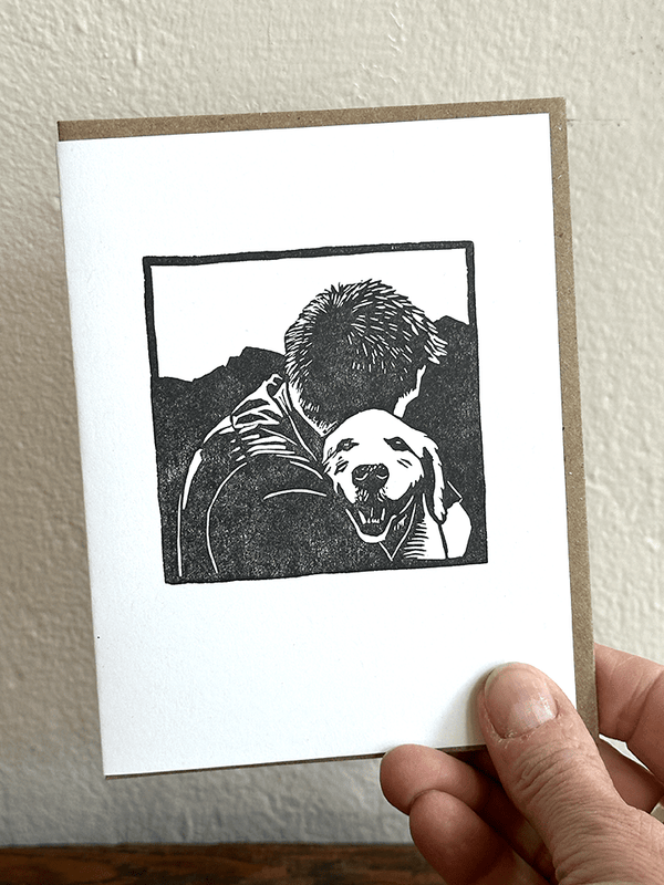 Person/Dog Hug Card - DIGS