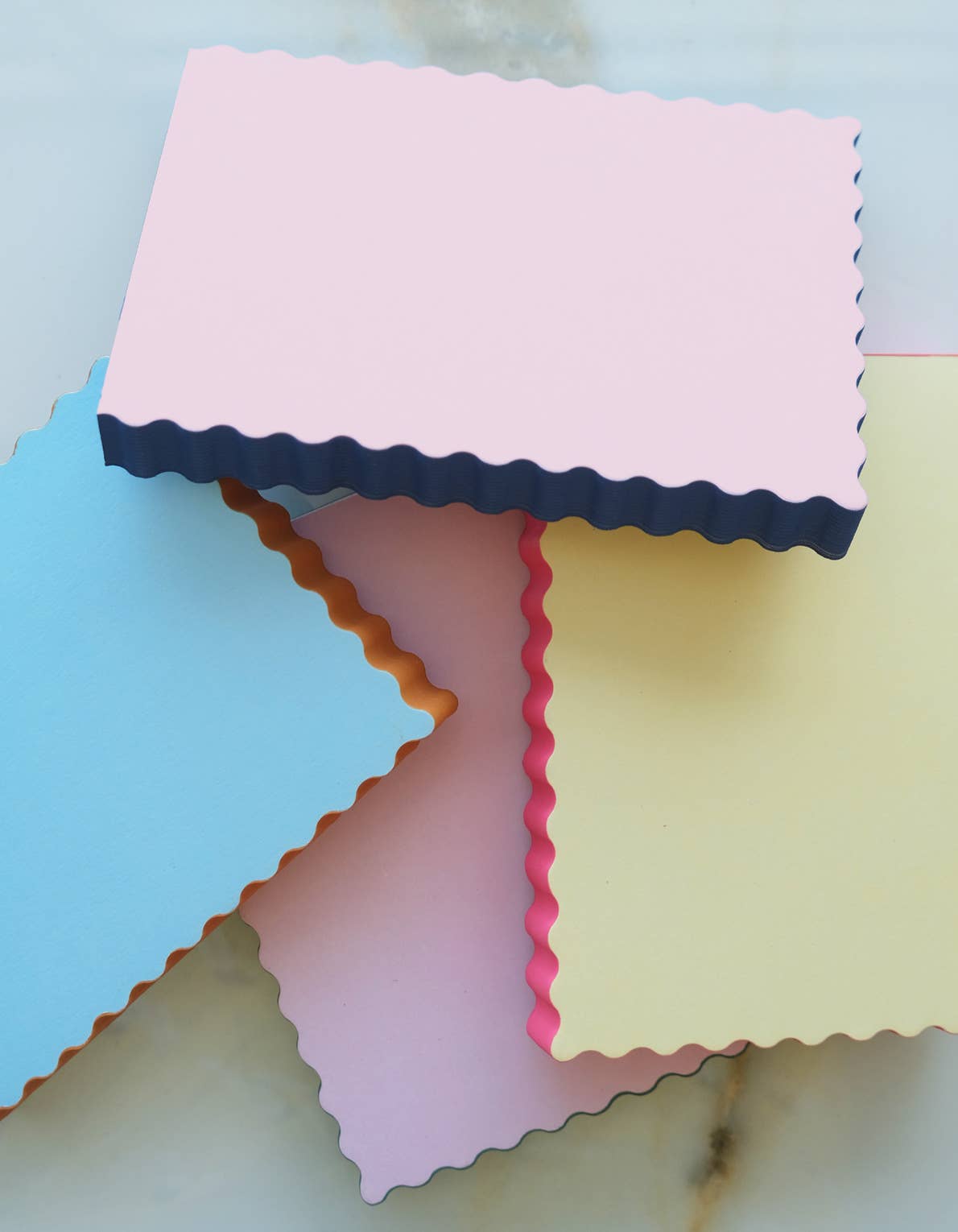 Petite Wave Edged Notepad - DIGS