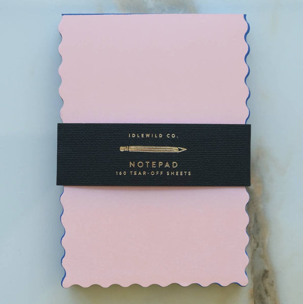 Petite Wave Edged Notepad - DIGS
