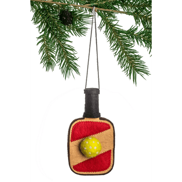 Pickleball Felt Ornament - DIGS