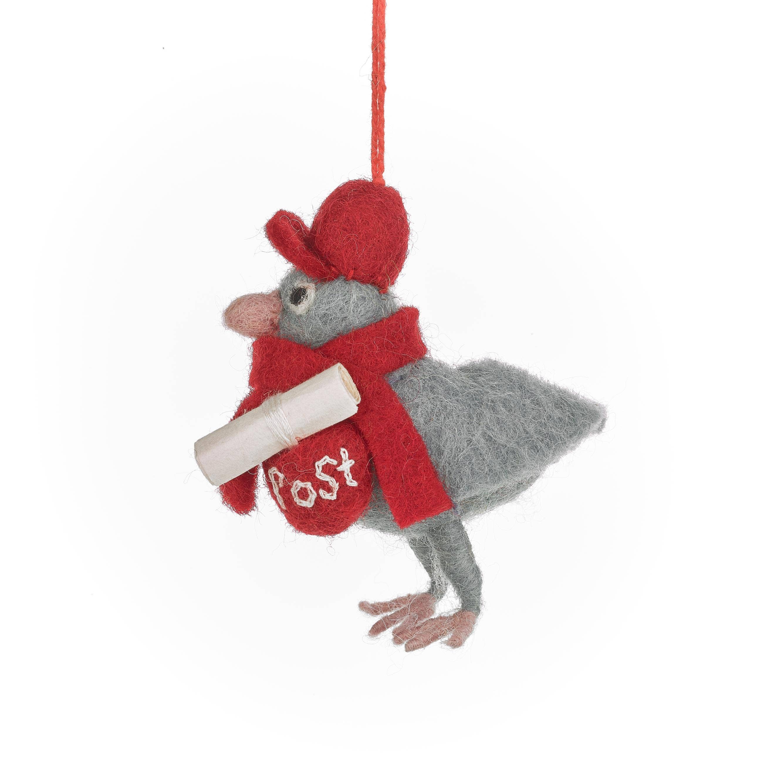 Pigeon Post Felt Ornament - DIGS