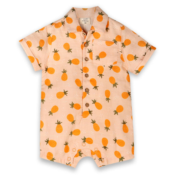 Pineapple Short Baby Romper - DIGS