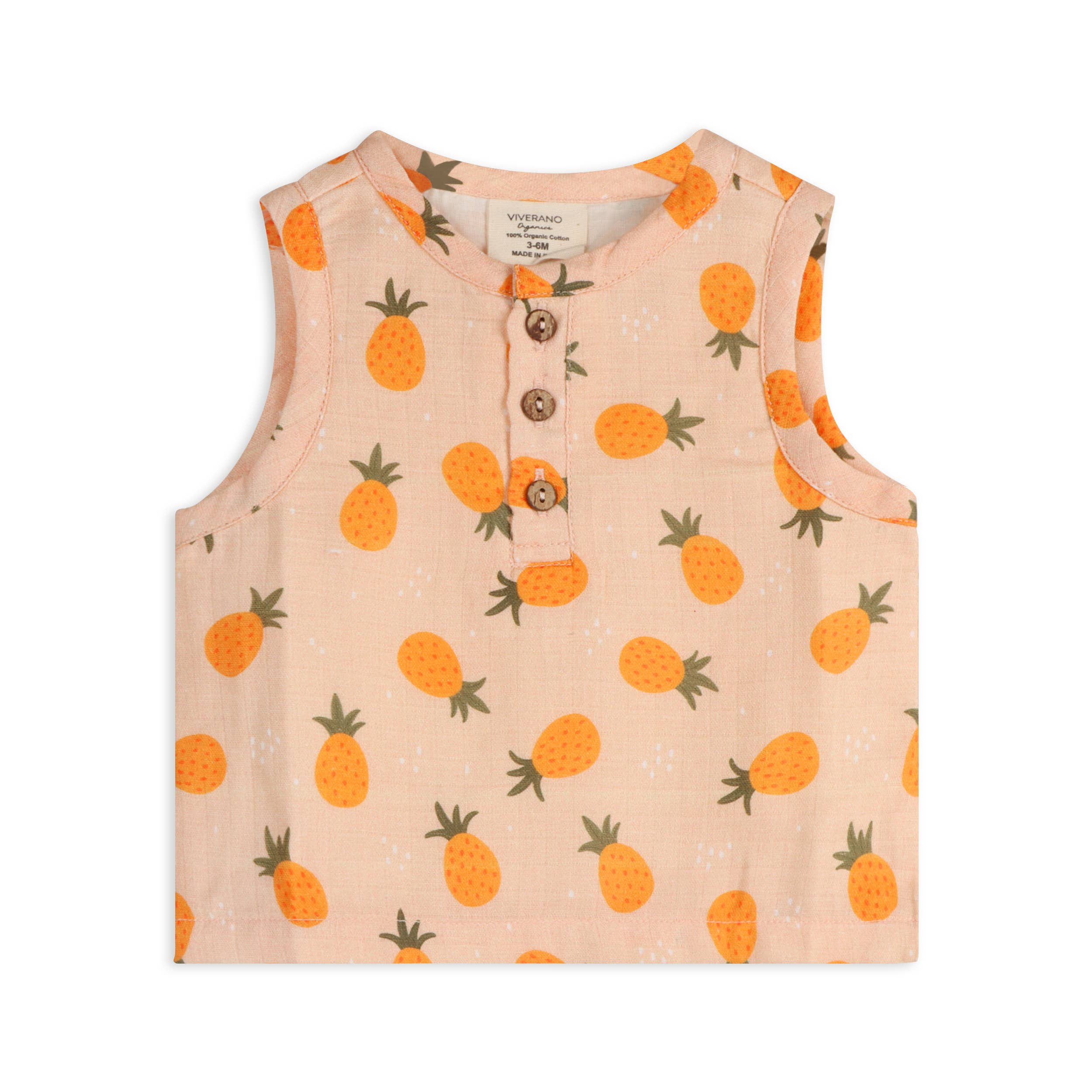 Pineapple Top + Shorts Baby Set - DIGS