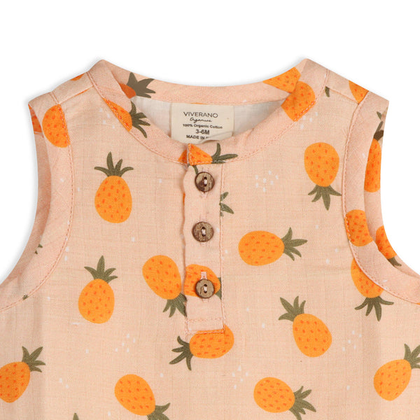 Pineapple Top + Shorts Baby Set - DIGS