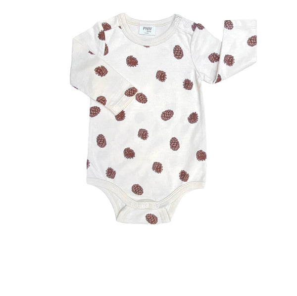 Pinecone Long Sleeve Onesie - DIGS