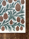 Pinecones Risograph Art Print - DIGS