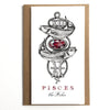 Pisces the Fishes Vintage Zodiac Card - DIGS