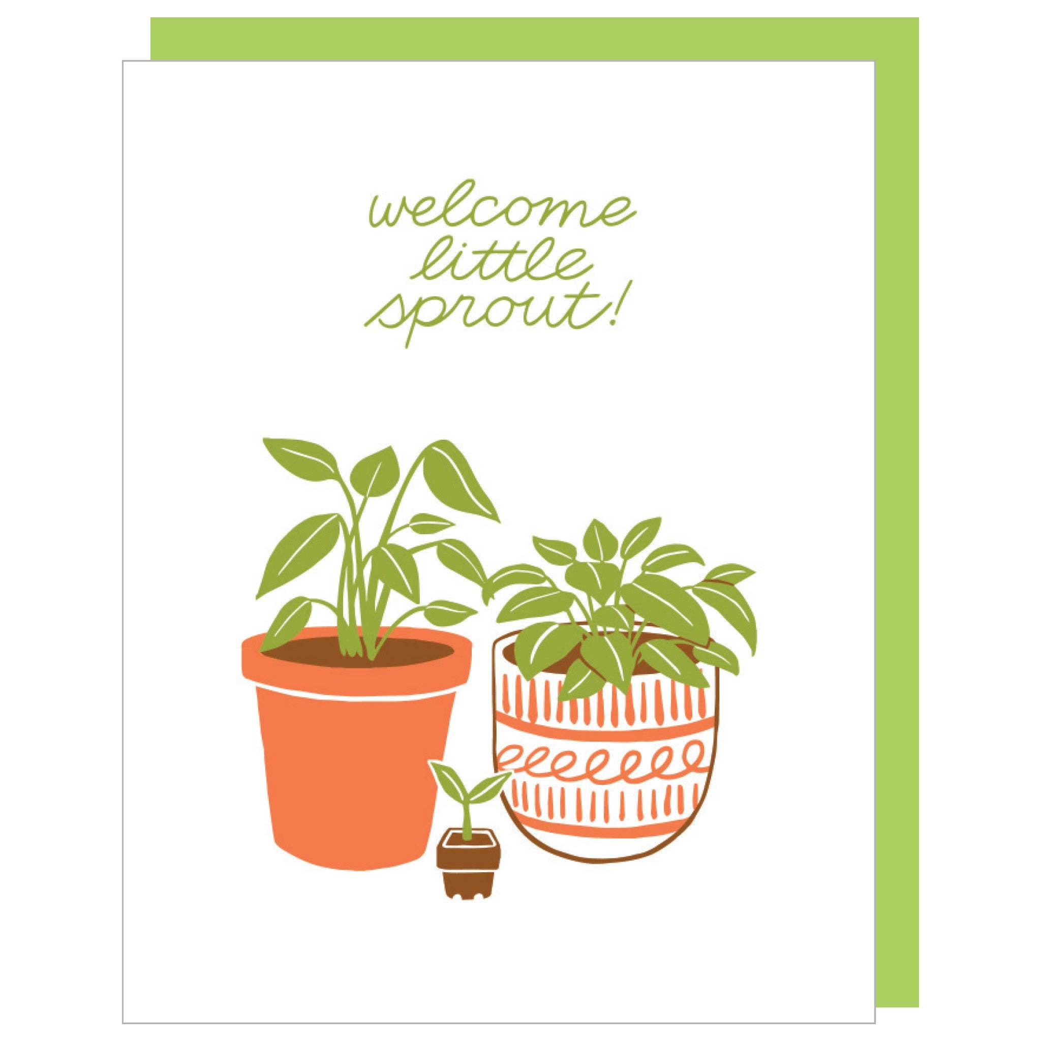 Plant Sprout Baby Card - DIGS