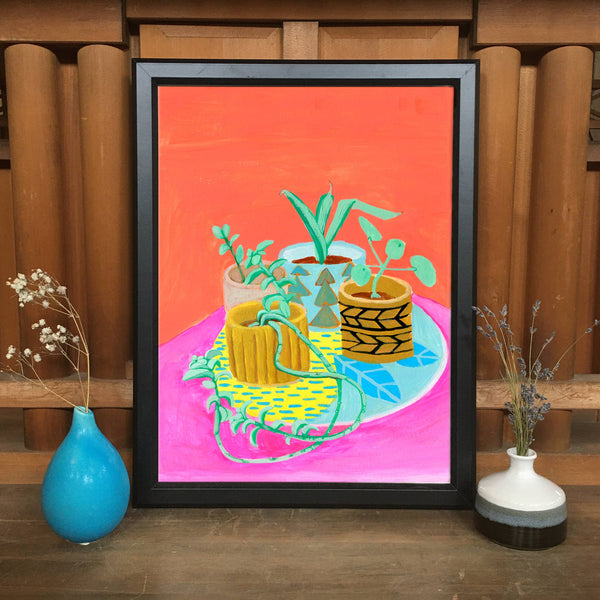 Plants on Plate 11x14 Print - DIGS