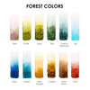 Pocket Watercolor Set of 12 with Brush: Forest Colors - DIGS