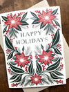 Poinsettia Holiday Card - DIGS