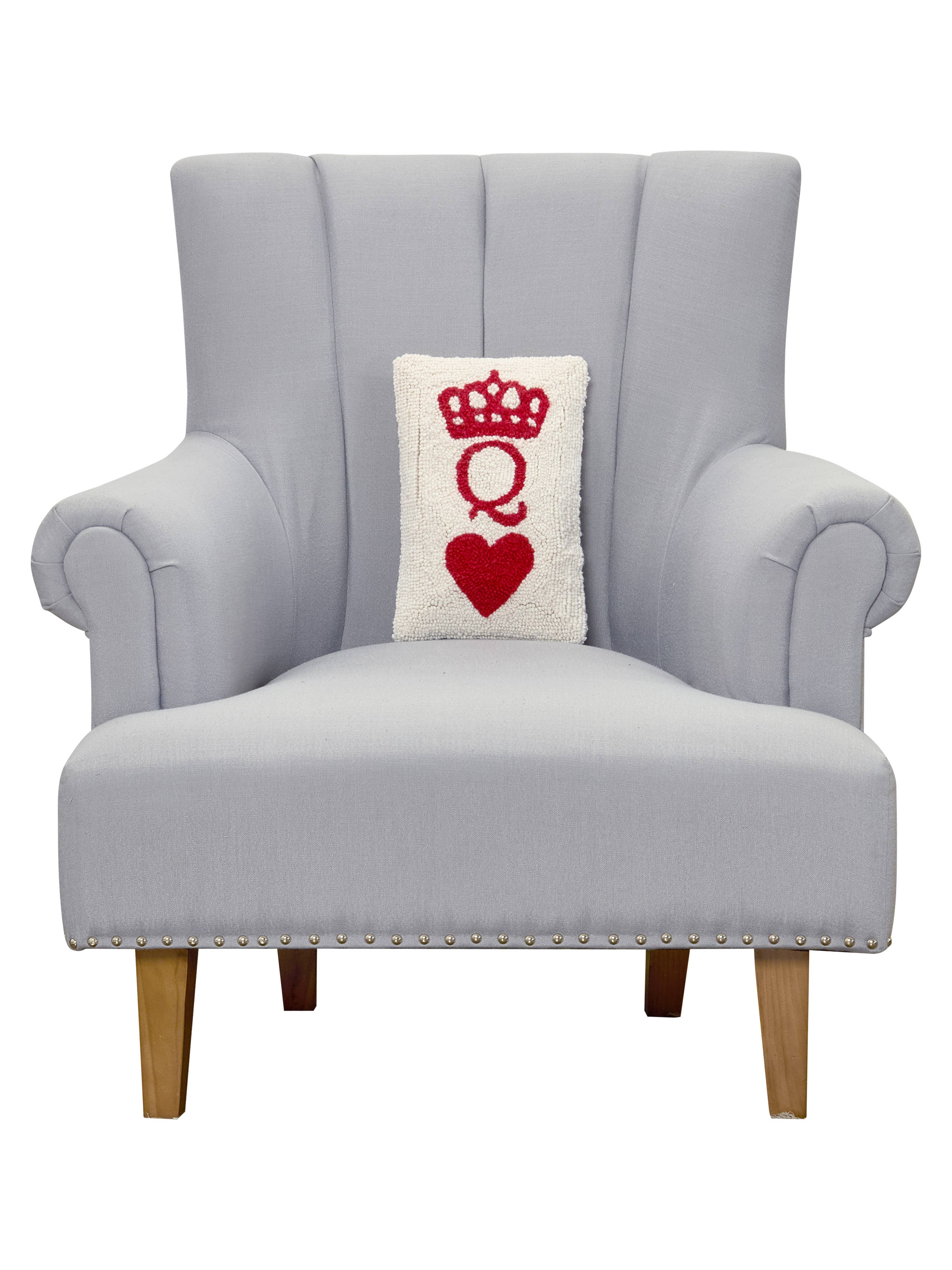 Poker Queen Hook Pillow - DIGS