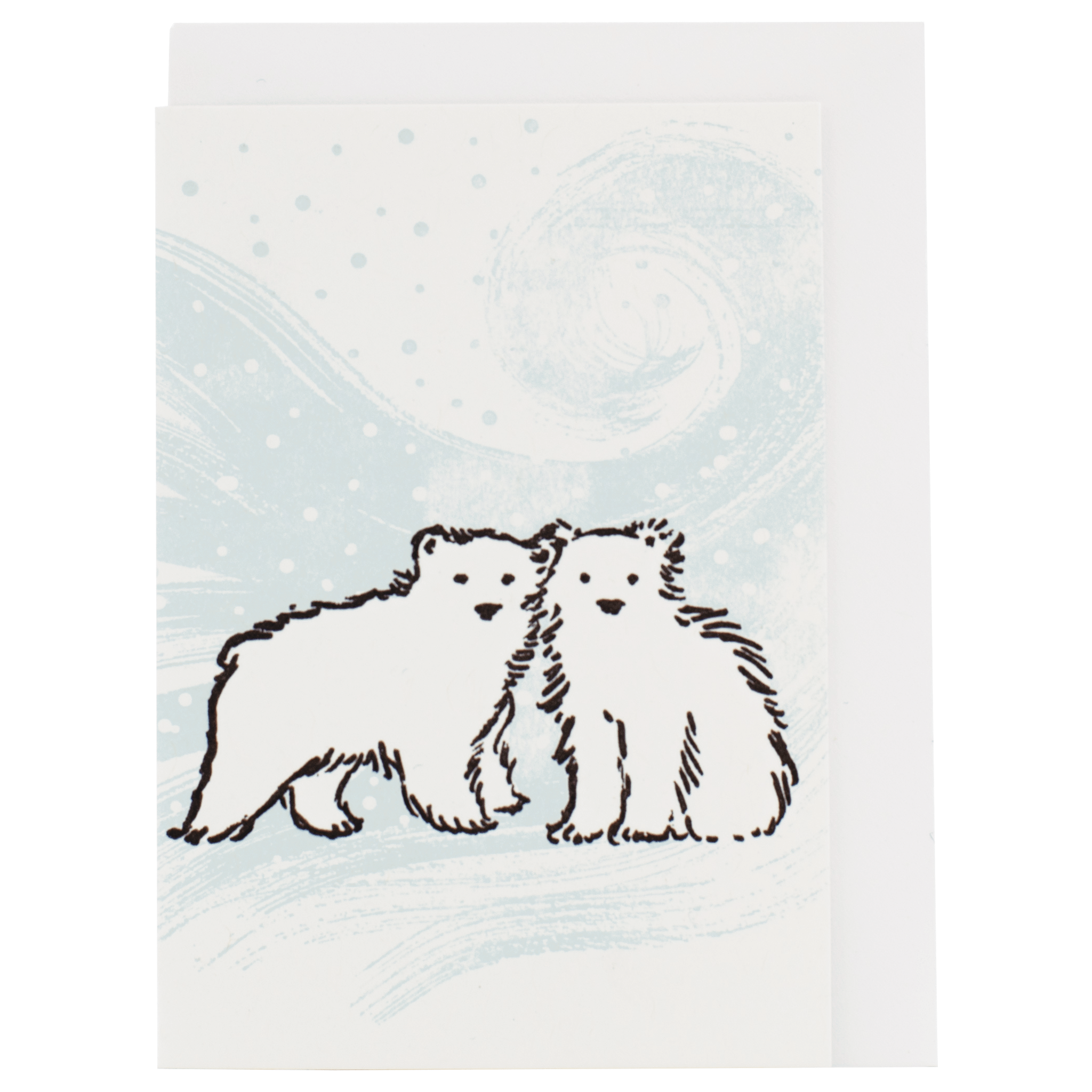 Polar Bears Enclosure Cards, Box/6 - DIGS
