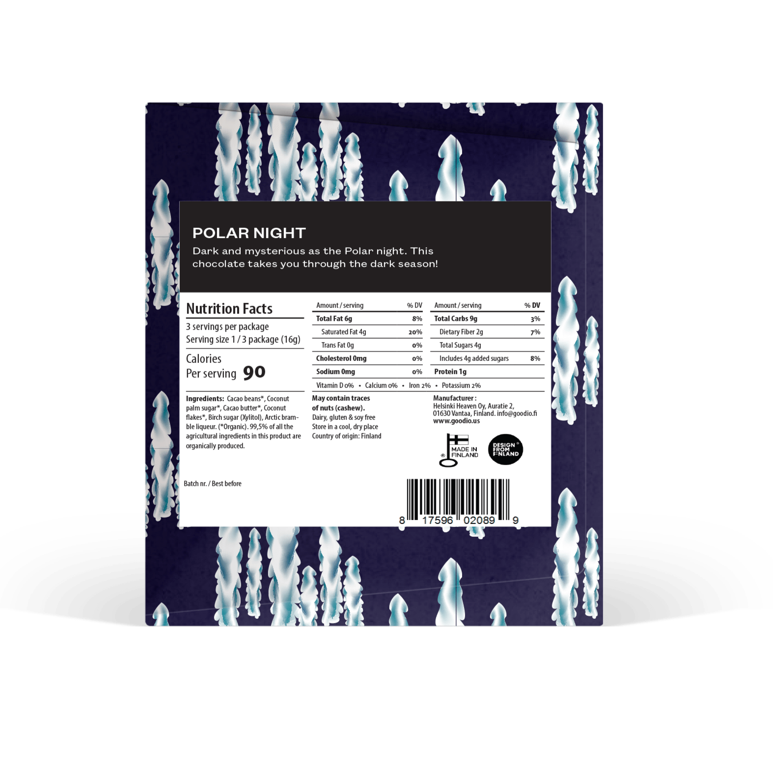 Polar Night 49% Chocolate Bar - DIGS