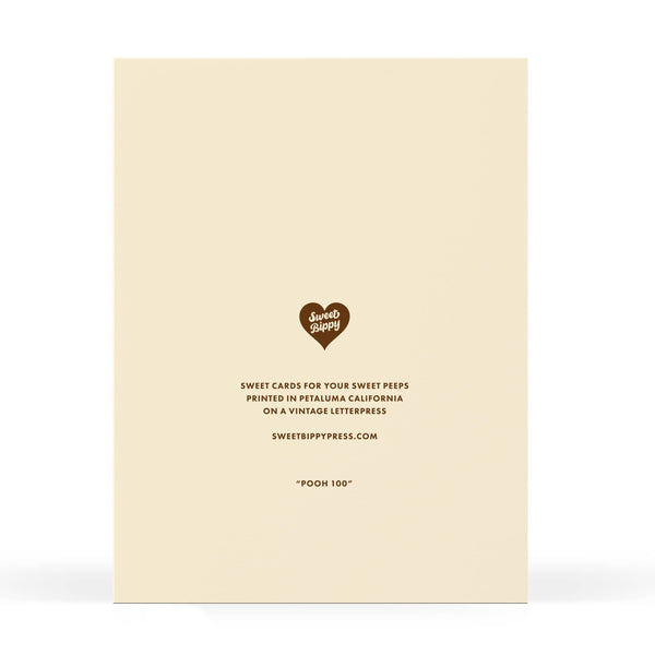 Pooh 100 Birthday Card - DIGS