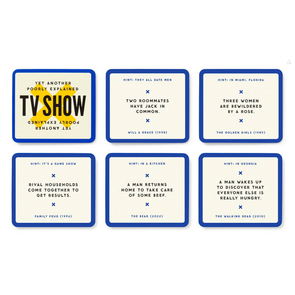 Poorly Explained TV Shows Game - DIGS