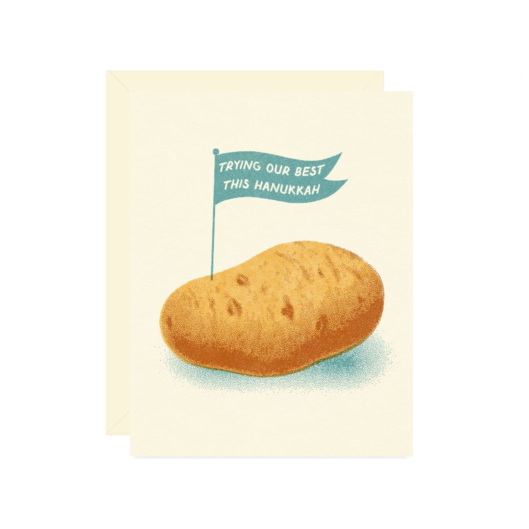 Potato for Hanukkah Card - DIGS