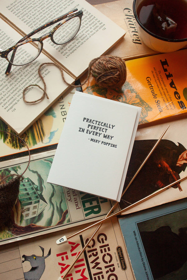Practically Perfect in Every Way Card - DIGS