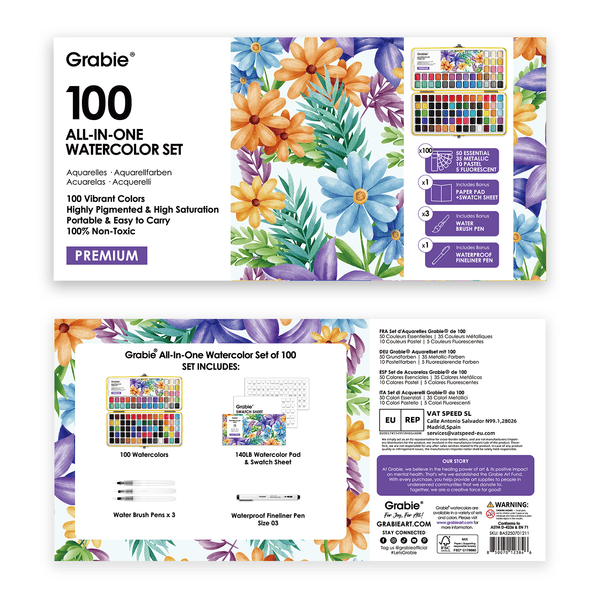 Premium Watercolor Set of 100 - DIGS