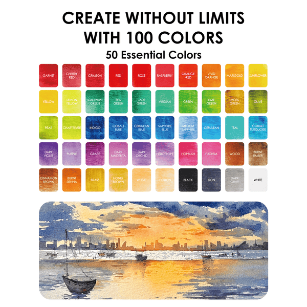 Premium Watercolor Set of 100 - DIGS