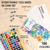 Premium Watercolor Set of 100 - DIGS