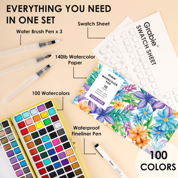 Premium Watercolor Set of 100 - DIGS