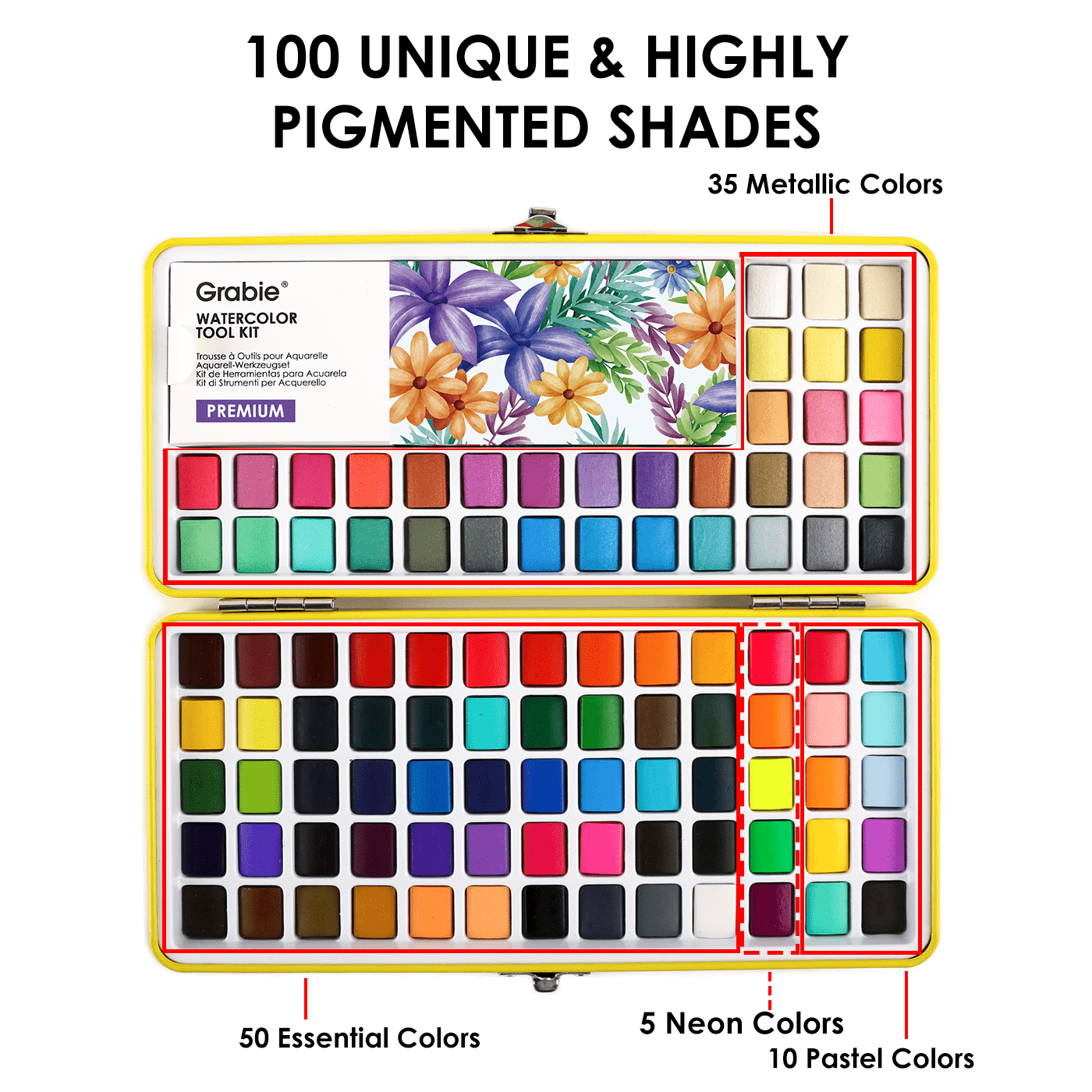 Premium Watercolor Set of 100 - DIGS