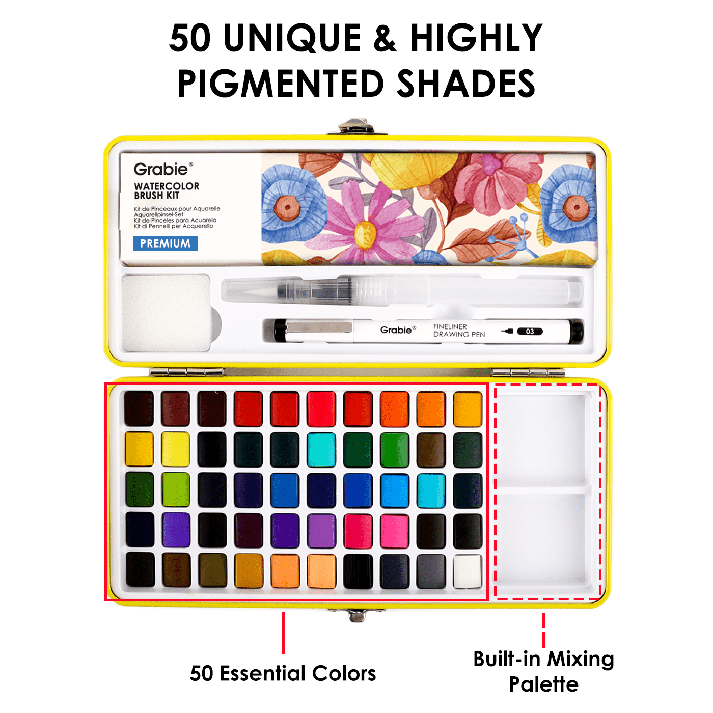 Premium Watercolor Set of 50 - DIGS