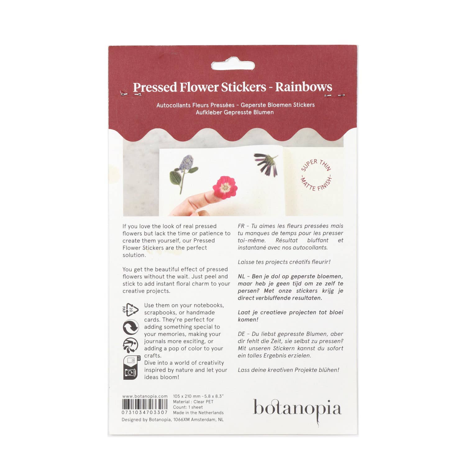 Pressed Flowers Sticker Sheet - DIGS